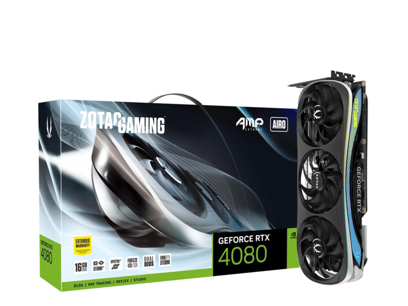 Zotac GeForce RTX 4080 Gaming AMP Extreme AIRO 16GB GDDR6X